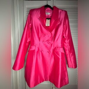 Vibrant Pink House of CB Blazer Dress